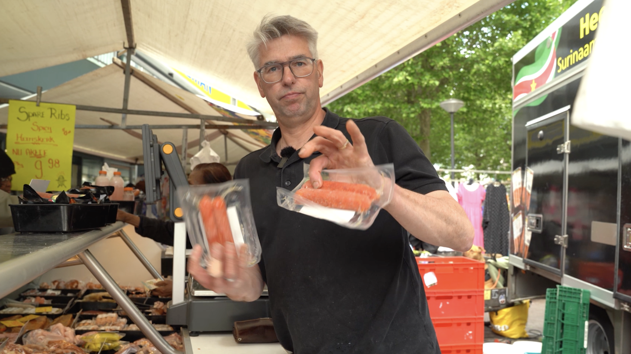 Marcel Kapteijn. marktkoopman